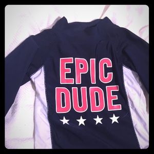 Cut boys long sleeve summer swim top